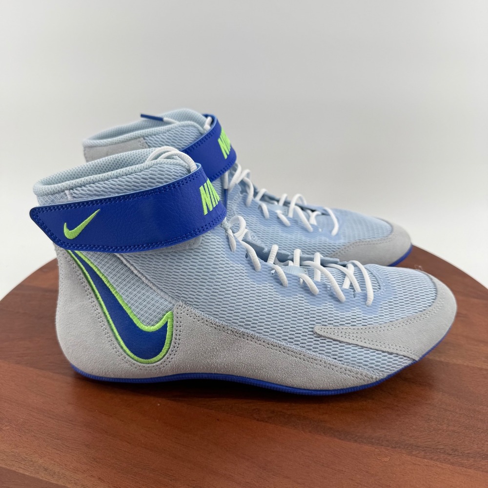 Nike Speedsweep VIII Wrestling Shoes Blue Tint Hyper Royal HF9132-400 Men 10.5